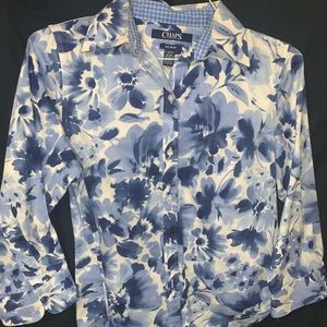Chaps Floral Button Down!